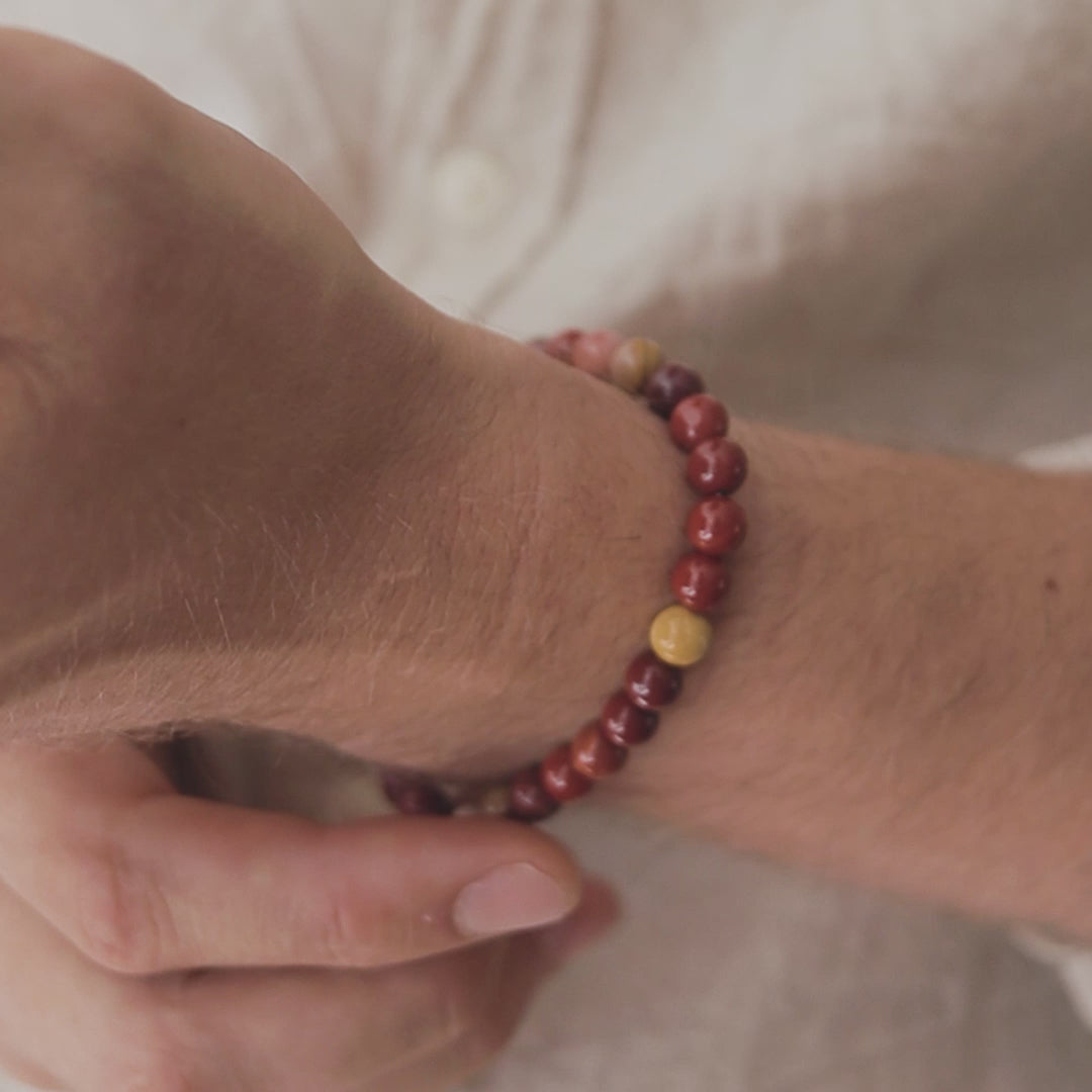 Mookaite Stone Bracelet - Robyn Real Jewels