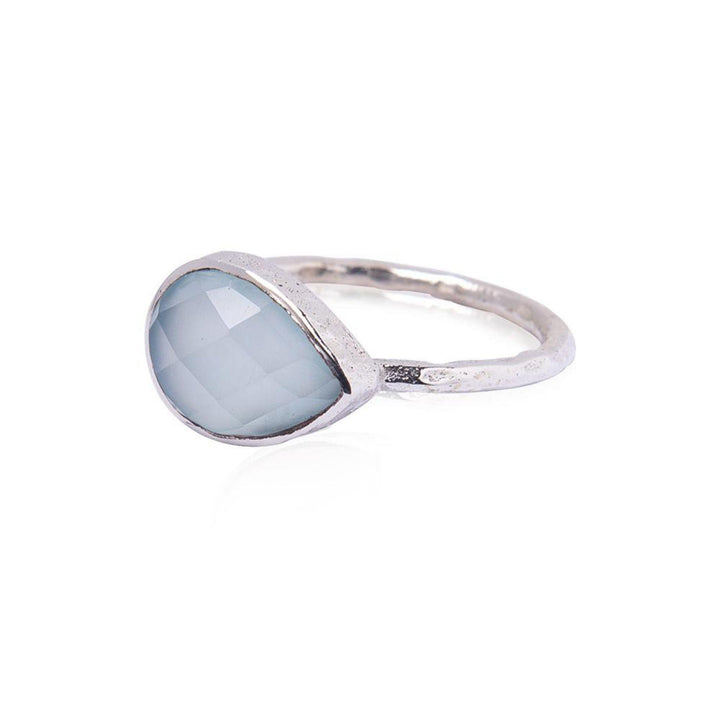 Aqua Chalcedony "Sophia" Ring - Robyn Real Jewels