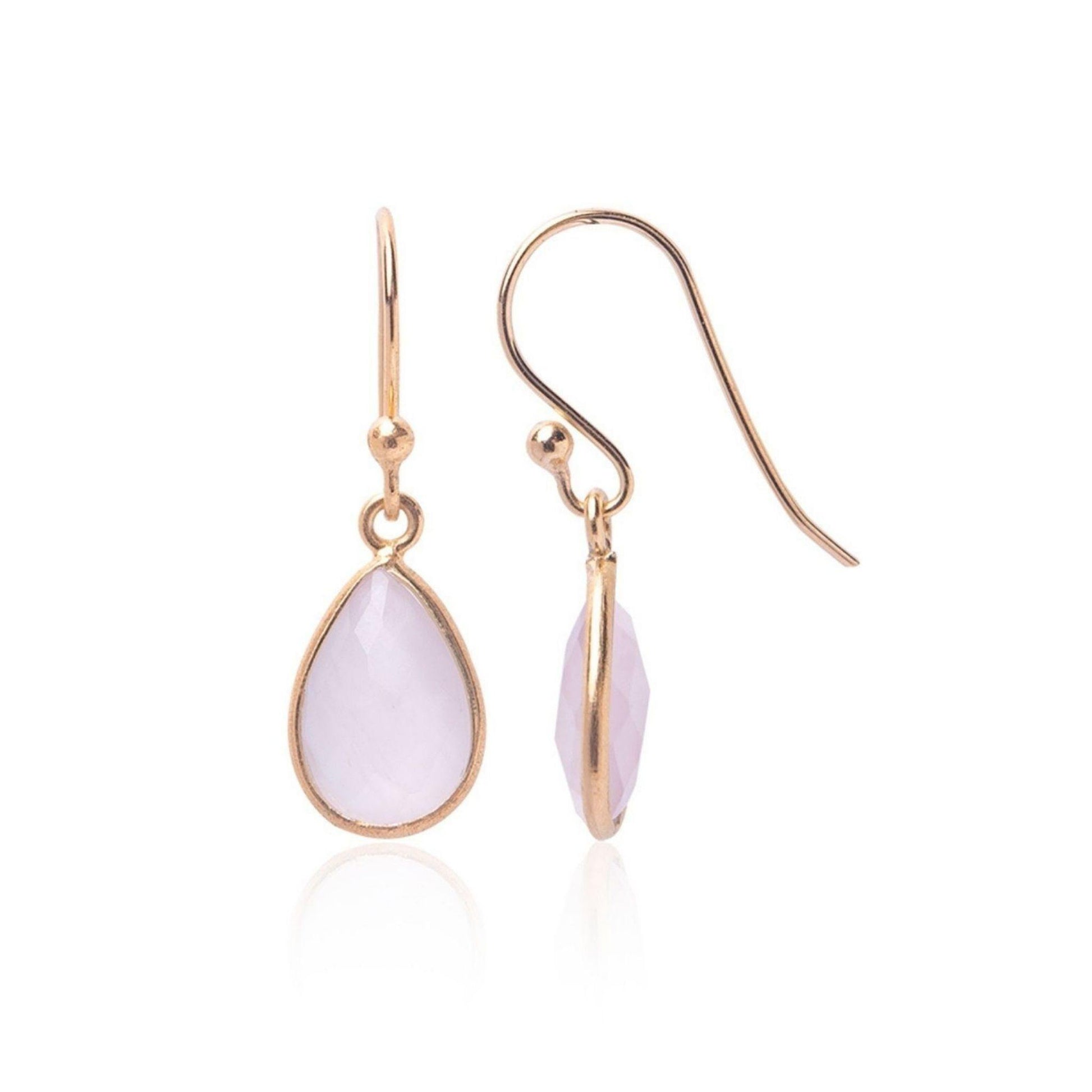 Rose Quartz "Tanya" Earrings - Robyn Real Jewels