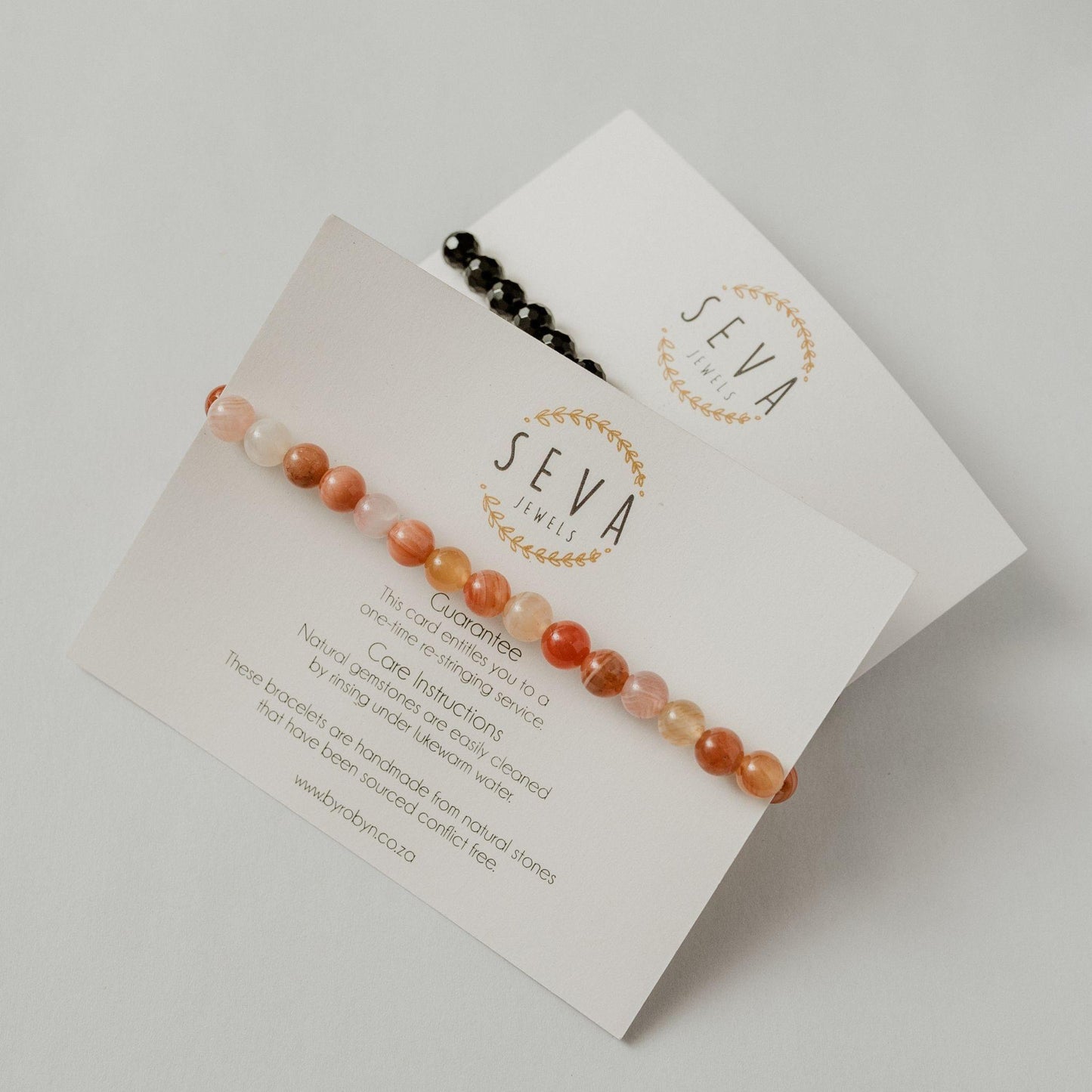 Apricot Agate Stone Bracelet - Robyn Real Jewels