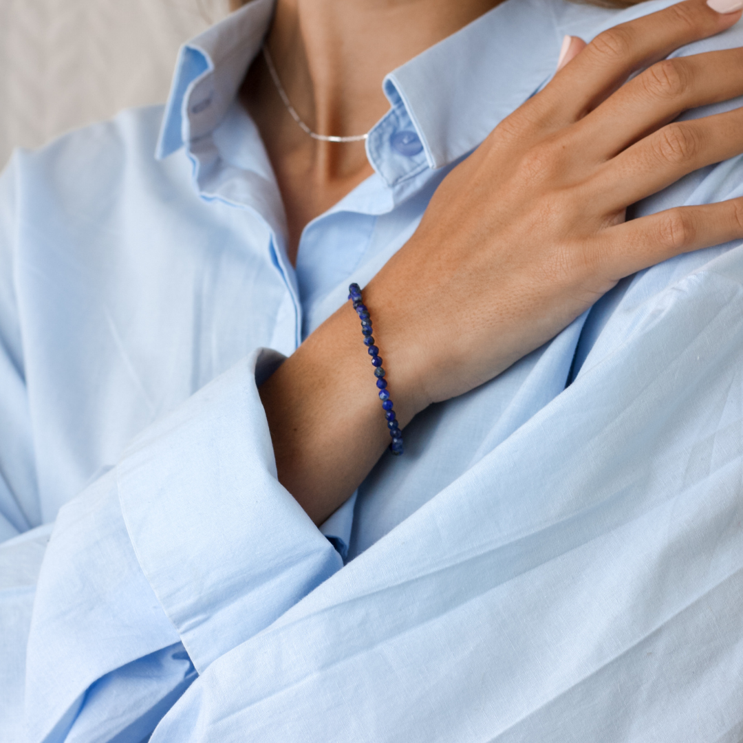 Lapis Stone Bracelet - Robyn Real Jewels