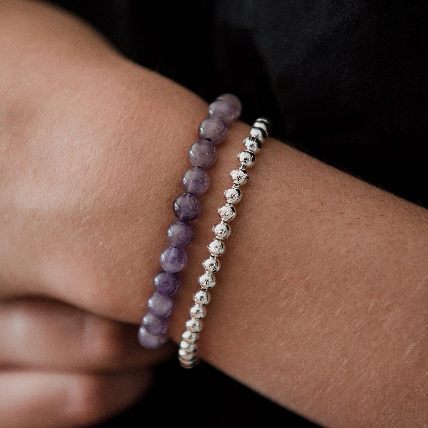 Amethyst Stone Bracelet - Robyn Real Jewels